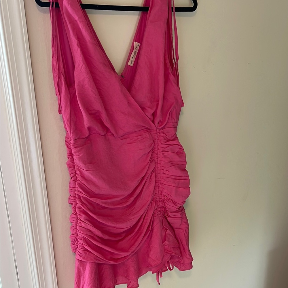 Vibrant Pink Sleeveless Dress